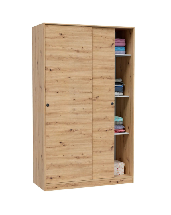Armoire 2 portes TOP imitation chêne