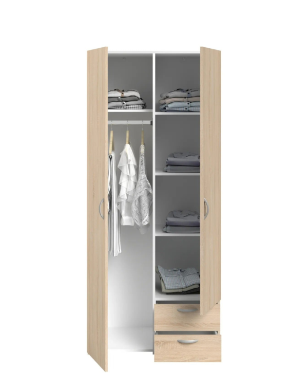 Armoire DAILY2 avec 2 portes 2 tiroirs