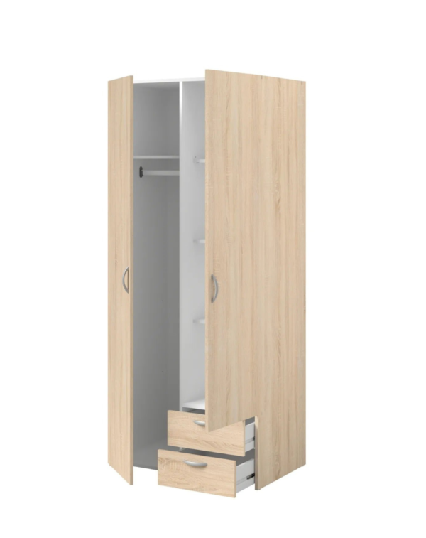 Armoire DAILY2 avec 2 portes 2 tiroirs