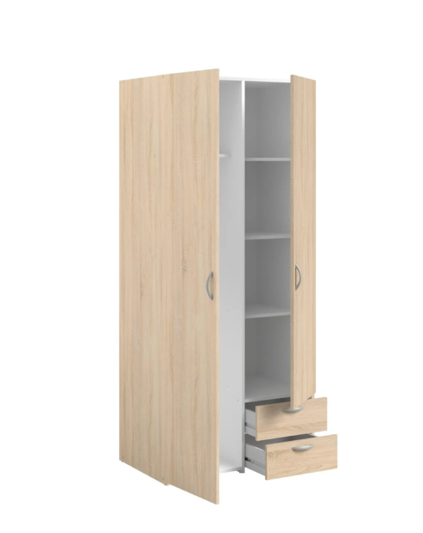 Armoire DAILY2 avec 2 portes 2 tiroirs