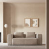 Canapé Blok 2 places beige