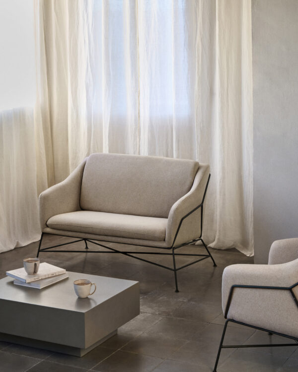 Canapé Brida 2 places beige