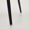 Chaise Yunia marron avec pieds en acier