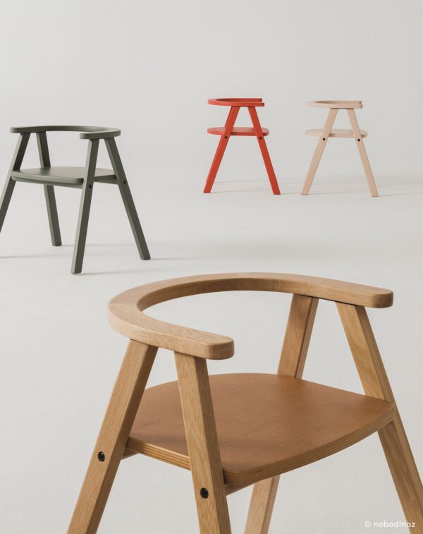 Chaise enfant Growing Green Rouge (2) Chaise enfant Growing Green