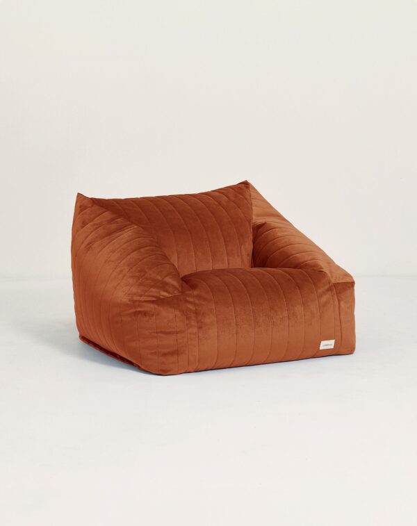 Fauteuil-pouf Chelsea Marron sauvage (1) Fauteuil-pouf Chelsea