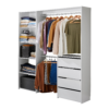 Kit dressing ouvert blanc Karisma 1 colonne
