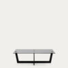 Table basse Plam en verre noir