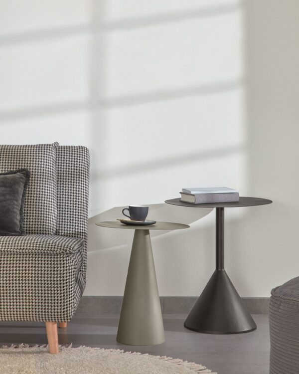 Table d’appoint Shirel Ø 40 cm verte