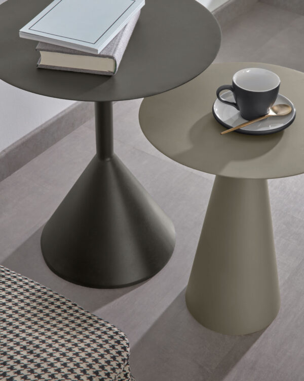 Table d’appoint Shirel Ø 40 cm verte